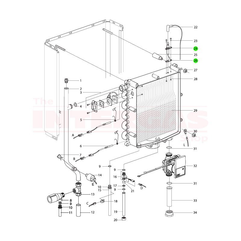 Intergas Ignition Pin (209327)