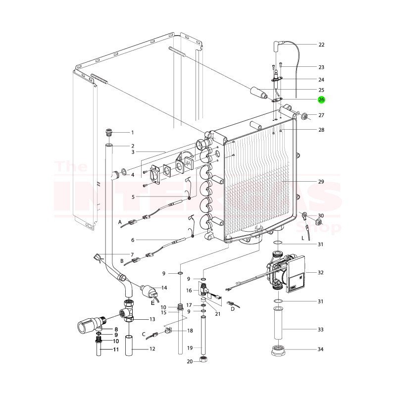 Intergas Ignition Pin Gasket (875677)