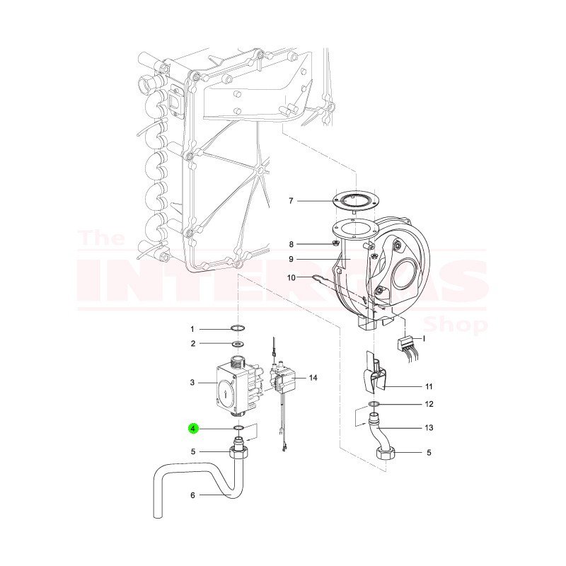 Intergas Gas Valve Bottom Seal 21.5mm x 15.5mm (875757)