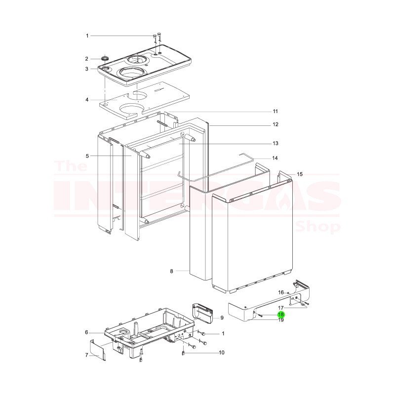 Intergas Front Cover Locking Screw (362167)