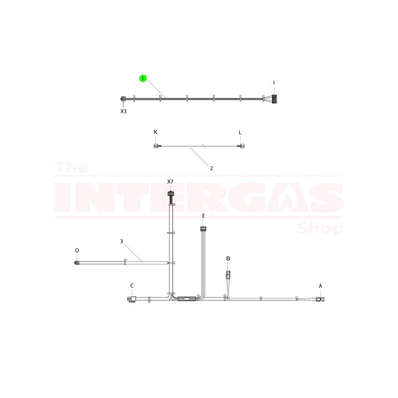 Intergas Fan Cable (221727)