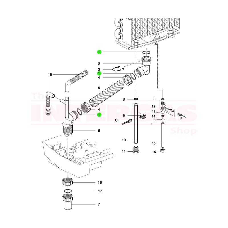 Intergas Rapid Condensate Elbow (844507)