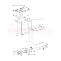 Intergas HRE/ECO RF Top Cover Complete (665667) | © The INTERGAS Shop