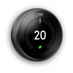 Nest Learning Thermostat 3rd Generation | Black | T3029EX | The INTERGAS Shop