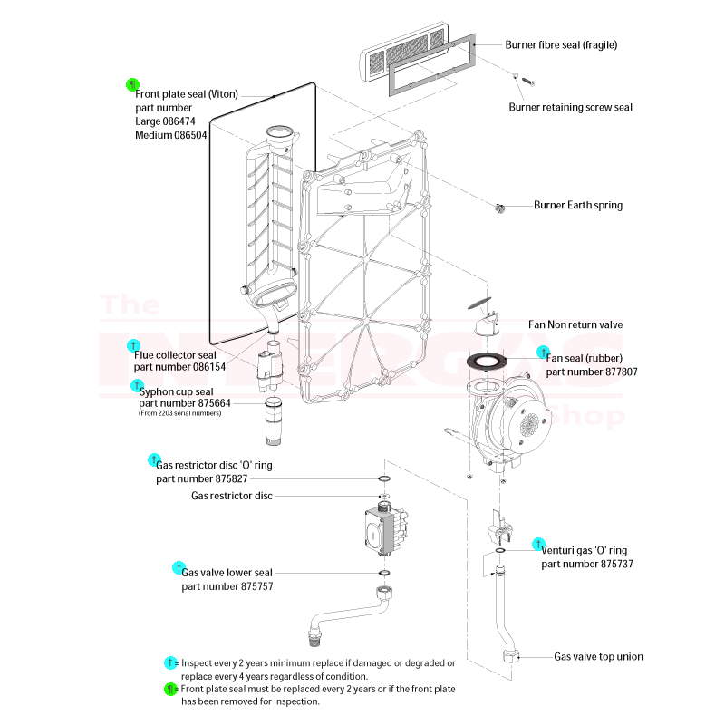 Intergas X-Range 4 Year Service Kit