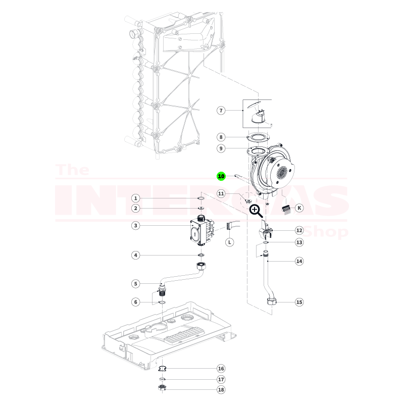 Intergas X-Range Fan Clip (873027) | © The Intergas Shop